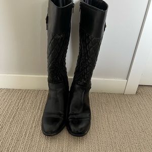 GH Bass Black Tall Riding Boots